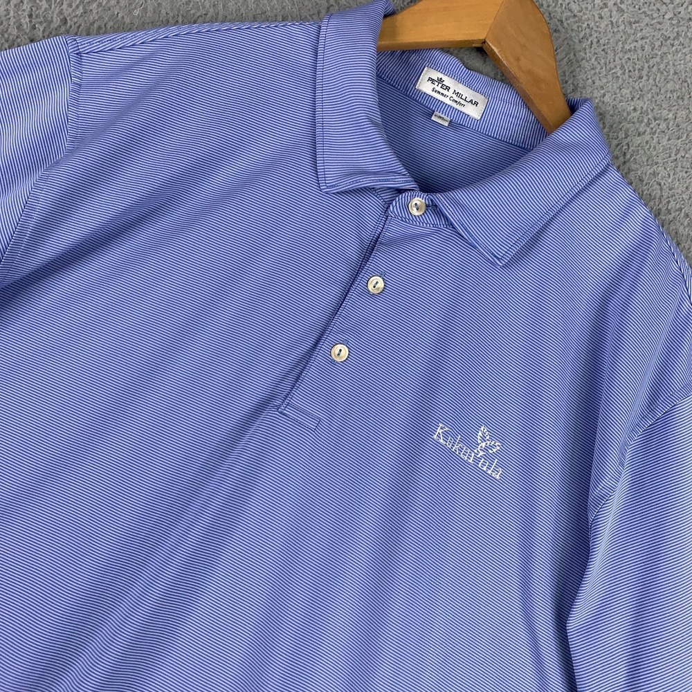 Peter Millar Jubilee Polo Men's XL Short Sleeve Summer Comfort Kukuiʻula‎ Golf